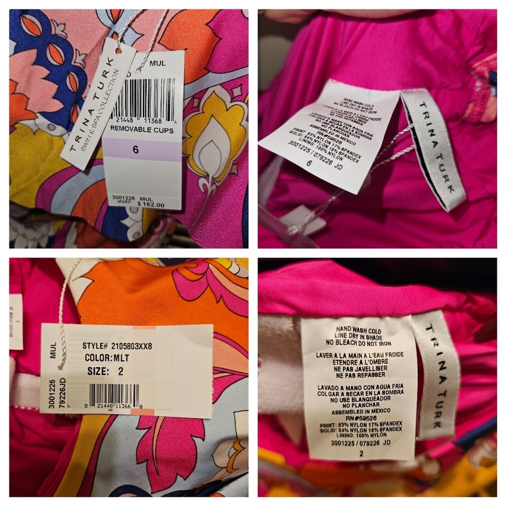 Trina Turk Sevilla One Piece Off Shoulder Ruffle - Picture 13 of 16